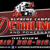 Supreme Camper Detailing logo and branding